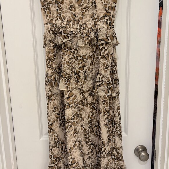 Bardot Briana Keyhole front cocktail dress - beige - Picture 7 of 7